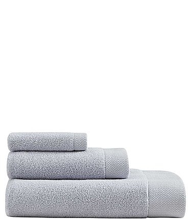 Image of Calvin Klein Entwine Solid Cotton Terry 3-Piece Bath Towel Set