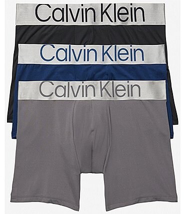 Image of Calvin Klein Sustainable Steel Micro Boxer Briefs 3-Pack