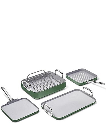 Image of Caraway Ceramic-Coated 6-Piece Squareware Set