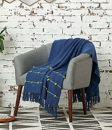 Image of carol & frank Tabb Tufted Textured Throw Blanket