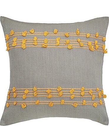Image of carol & frank Tabb Tufted Textured Stripe Throw Pillow