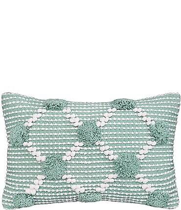 Image of carol & frank Josie Tufted Diamond Pattern Decorative Throw  Pillow