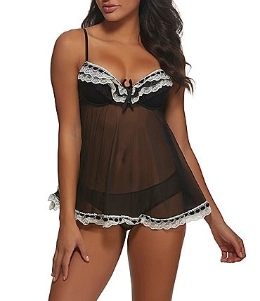 Image of Cassandra Ruffles Galore Babydoll Set