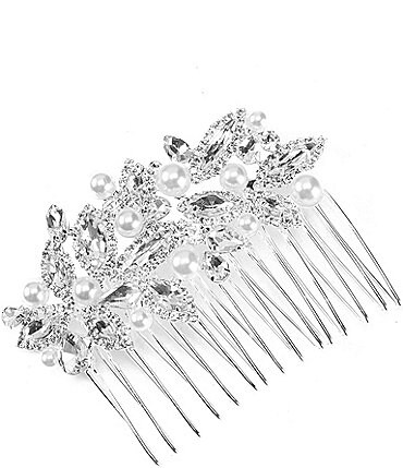 Image of Cezanne Floral Pearl Hair Comb