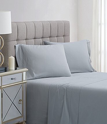 Image of Charisma 400-Thread Count Percale Cotton Sheet Set