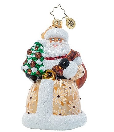 Image of Christopher Radko Christmas In The Forest Santa Claus Ornament