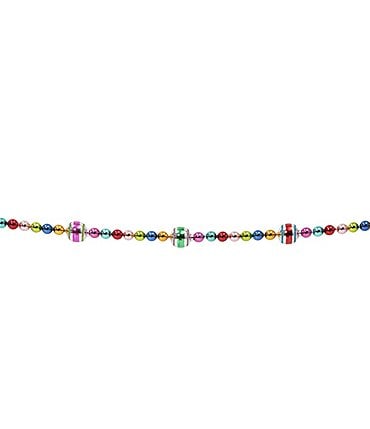 Image of Christopher Radko Shiny Brite Multi-Color Glass Bead Garland, 7 ft.