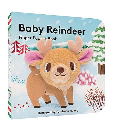 Image of Chronicle Books Baby Reindeer Finger Puppet Book