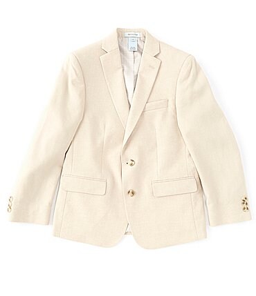 Image of Class Club Big Boys Husky Linen Blend Jacket