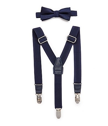 Image of Class Club Gold Label Boys Bow Tie & Suspenders Set