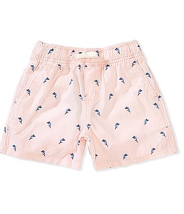 Image of Class Club Little Boys Swordfish Pocket Drawstring Elastic Waist Shorts