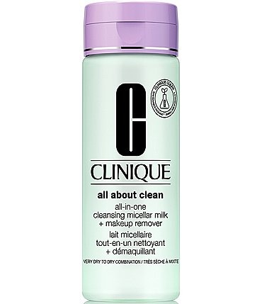 Image of Clinique All-in-One Cleansing Micellar Milk + Makeup Remover 1 & 2