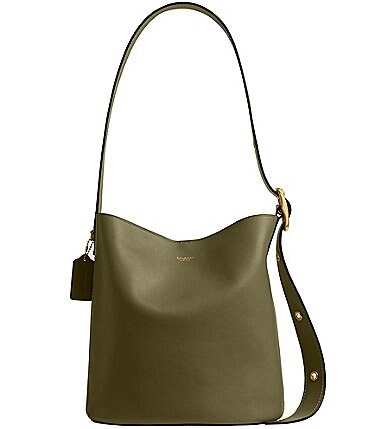 Image of COACH Bleeker Leather Bucket Bag