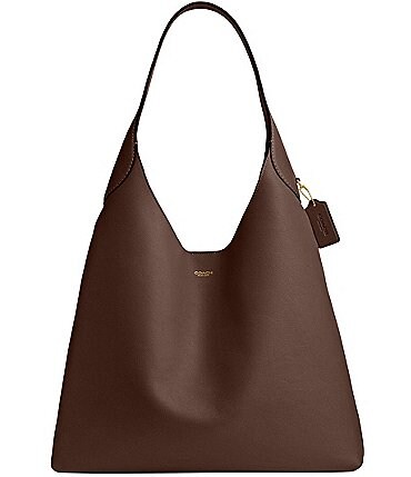 Image of COACH Brooklyn 39 Leather Hobo Shoulder Bag