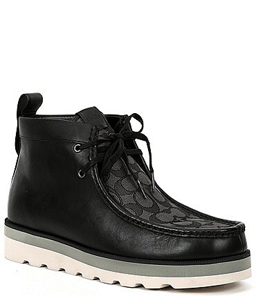 Image of COACH Men's Signature Lug Sole Chukka Boots