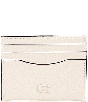 Image of COACH Pebble Leather Card Case