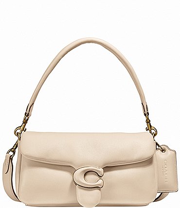 Image of COACH Logo Closure Pillow Leather 26 Tabby Shoulder Bag