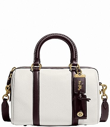 Image of COACH Ruby 25 Colorblock Leather Satchel Bag