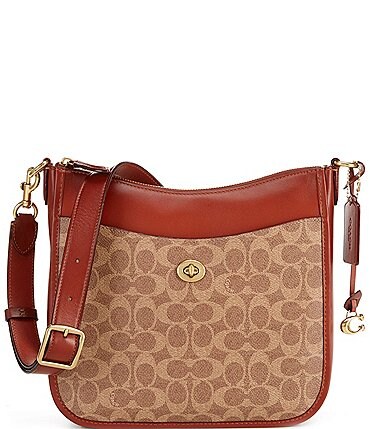 Image of COACH  Chaise Signature Logo Crossbody Bag