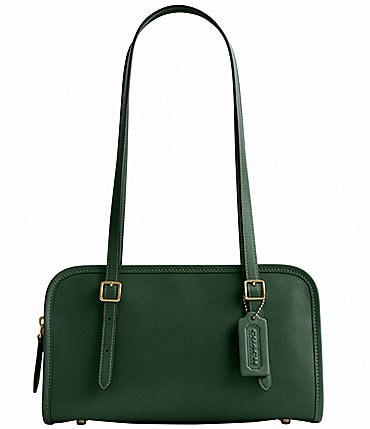 Image of COACH Swing Zip Buckle Detail Satchel Bag