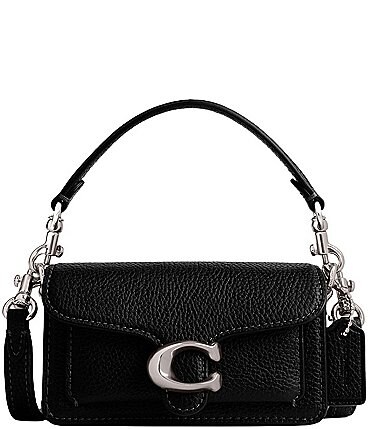 Image of COACH Tabby 12 Silver Hardware Crossbody Bag