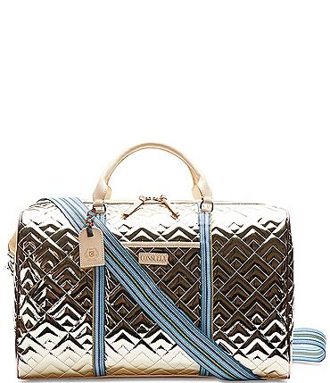 Image of Consuela Metallic Evadney Weekender Duffle Bag