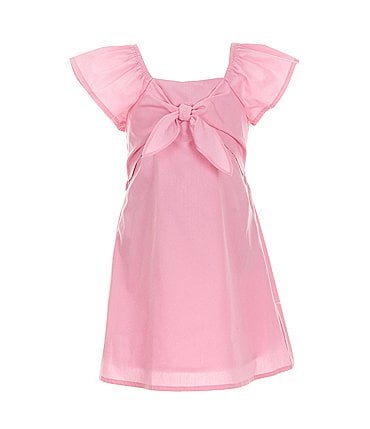 Image of Copper Key Little Girls 2T-6X Bow Front Dress