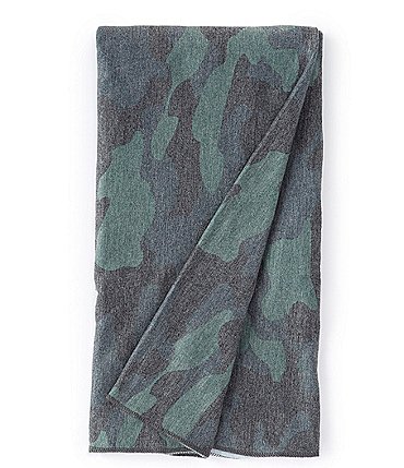 Image of Copper Pearl Baby Hunter Camo Print Knit Swaddle Blanket