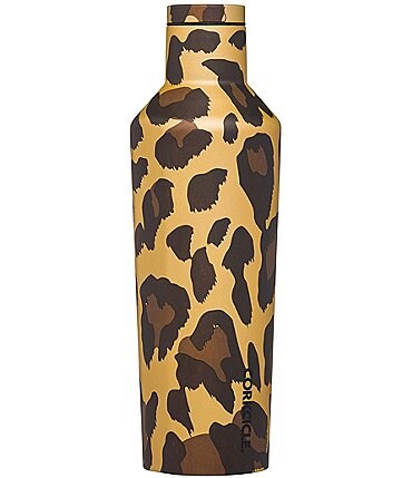 Image of Corkcicle Stainless Steel Triple-Insulated Luxe Leopard 16-oz Canteen