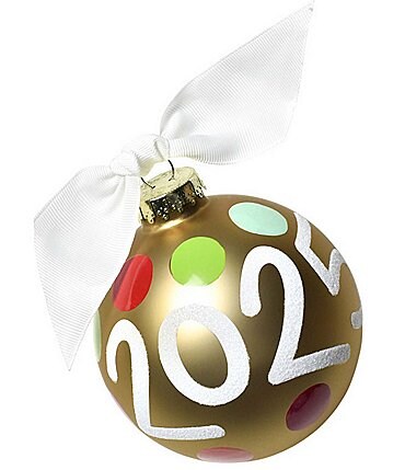 Image of Coton Colors 2025 Dated Glass Ornament
