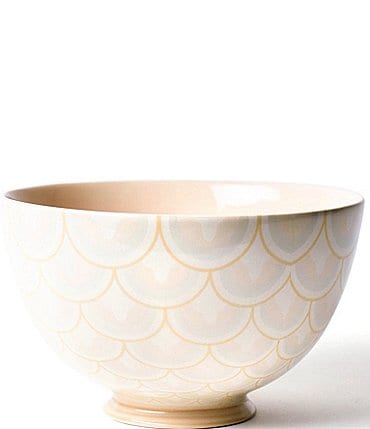 Image of Coton Colors Blush Layered Arabesque 9" Footed Bowl