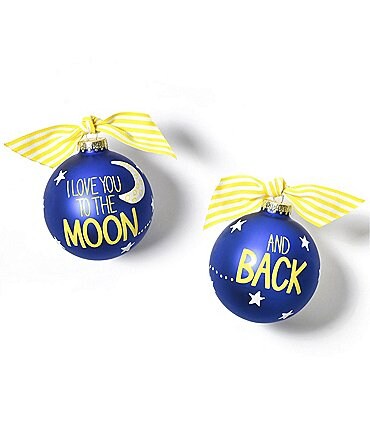 Image of Coton Colors I Love You to the Moon Glass Ornament