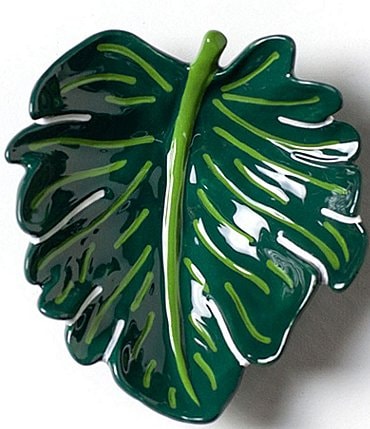 Image of Coton Colors Ceramic Palm Trinket Bowl