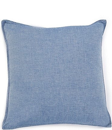 Image of Cremieux Cameron Collection Chambray Square Pillow