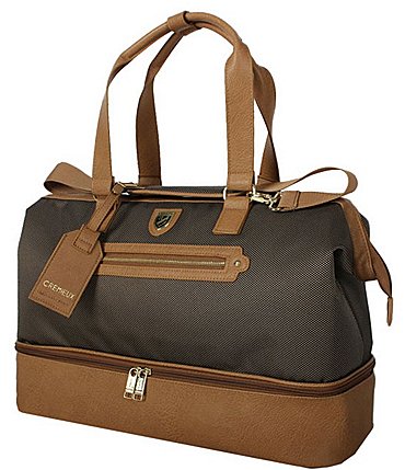 Image of Cremieux Provence Collection Satchel Drop-Bottom Duffel Bag