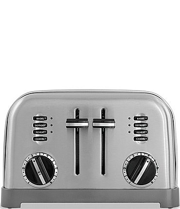 Image of Cuisinart 4-Slice Brushed Stainless Metal Classic Toaster