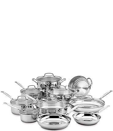 Image of Cuisinart Chef's Classic Stainless 17-Piece Cookware Set