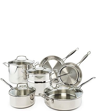 Image of Cuisinart Chef's Classic Stainless Steel 11-Piece Cookware Set
