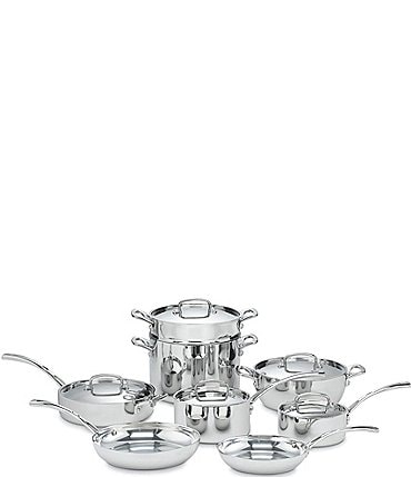 Image of Cuisinart French Classic Tri-Ply Stainless Steel 13-Piece Cookware Set