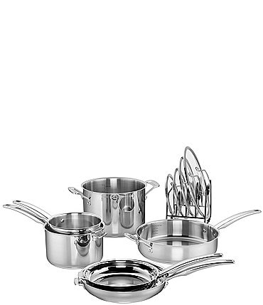 Image of Cuisinart Smart Nest Stainless 11-Piece Cookware Set