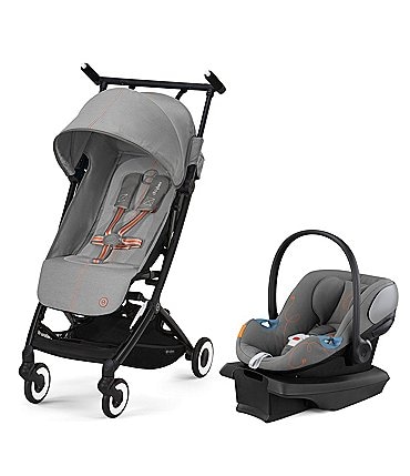 Image of Cybex Libelle 2 Compact Lightweight Stroller & Aton G Infant Car Seat Travel System