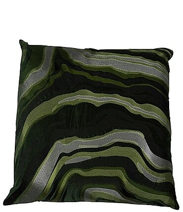 Image of Dallas + Main Pillow Reversible Agate Pattern Pillow