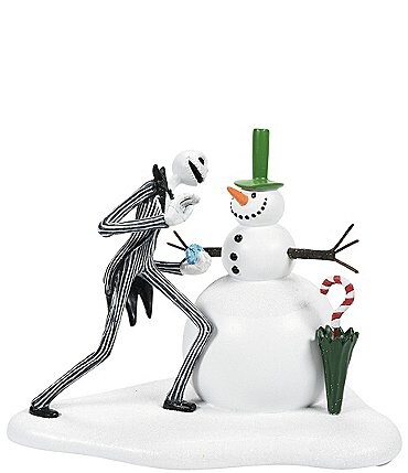 Image of Department 56 The Nightmare Before Christmas Collection-  Jack Sees His First Snowman Figurine