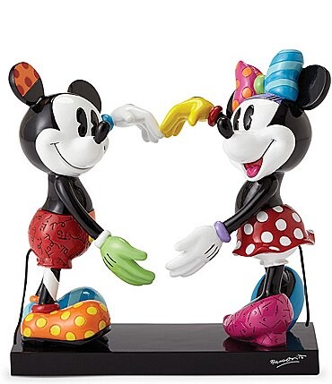 Image of Disney by Britto Mickey & Minnie Mouse Stone Figurine