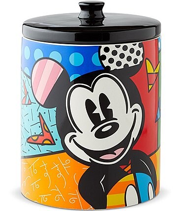 Image of Department 56 Disney by Britto Mickey Mouse Canister Jar