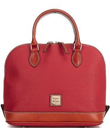 Image of Dooney & Bourke Pebble Collection Zip Dome Satchel Bag