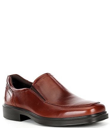 Image of ECCO Men's Helsinki 2.0 Leather Apron Toe Slip-Ons