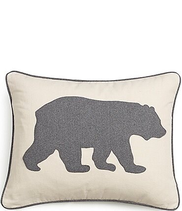 Image of Eddie Bauer Charcoal Bear Breakfast Pillow