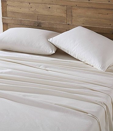 Image of Eddie Bauer Solid Flannel Sheet Set