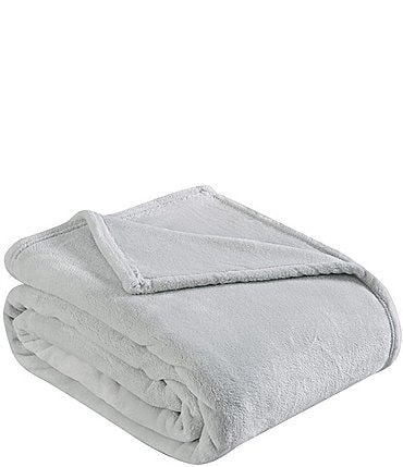 Image of Eddie Bauer Ultra Soft Plush Solid Microfiber Bed Blanket